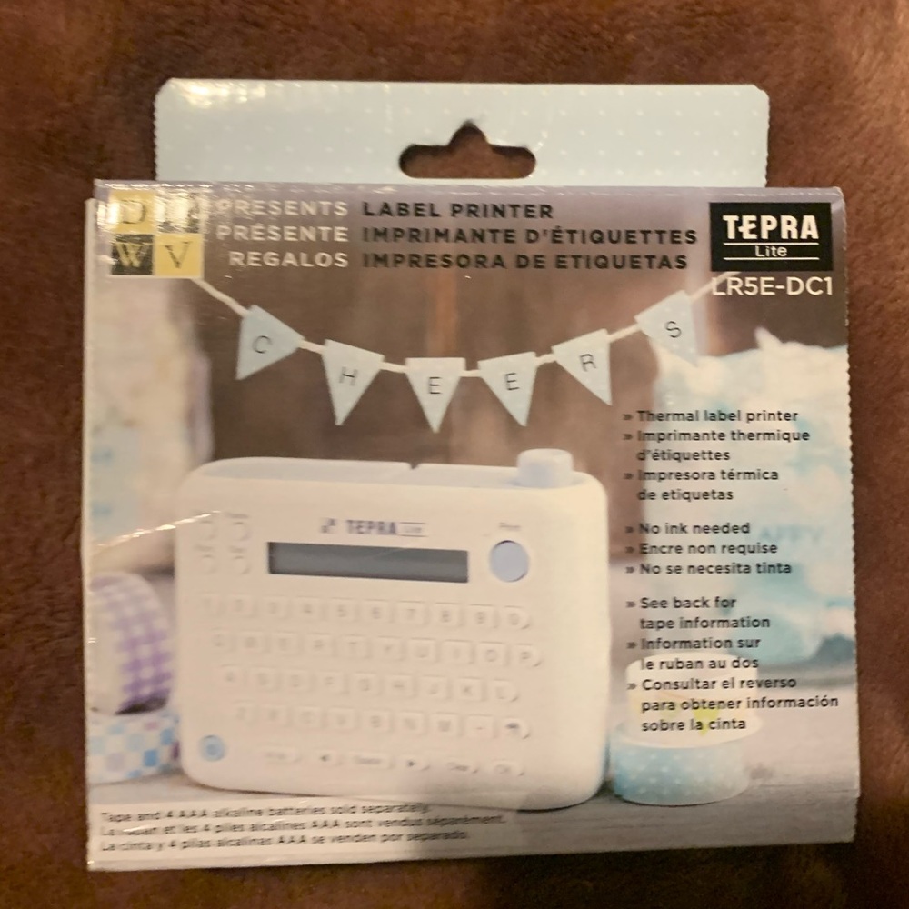 Tepra label printer (new in box)